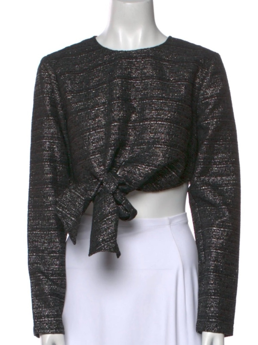 Atoir The Velocity Crop Black Glisten L/12